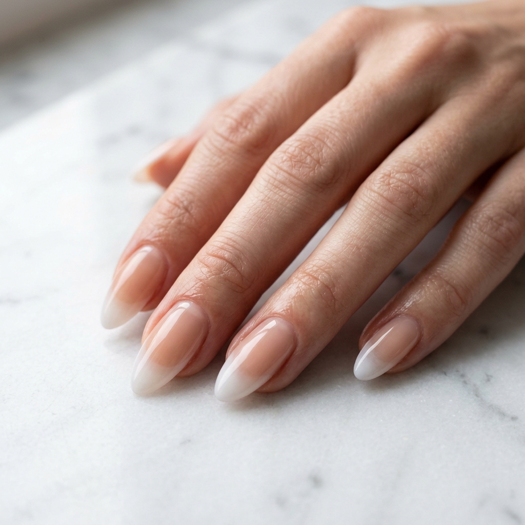 27 Jelly Nails Ideas You Need to Try Right Now 23 French Tip Jelly Nails Ideas