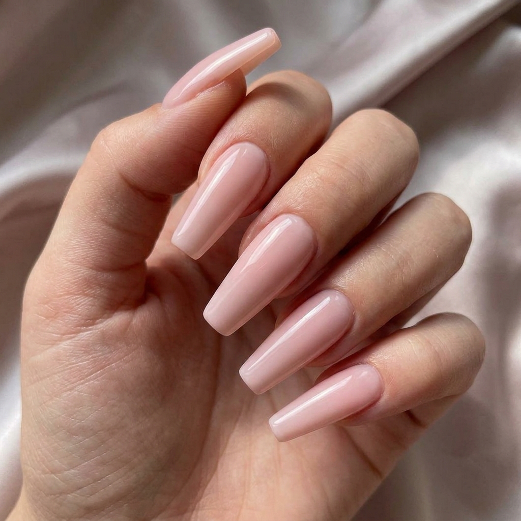 Long Ballerina Nail Designs