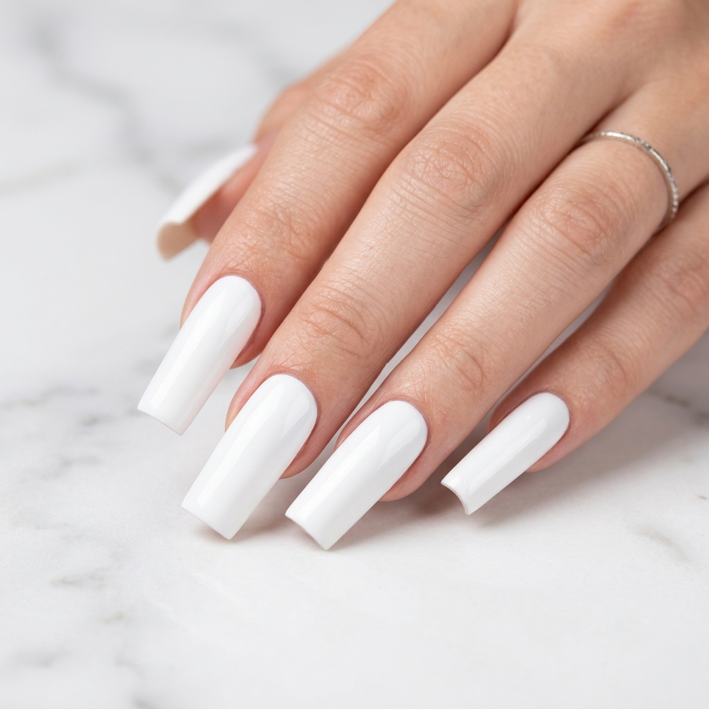 30Long Nail Designs: Stunning Ideas to Inspire Your Next Manicure 5 Square Long Nail Designs
