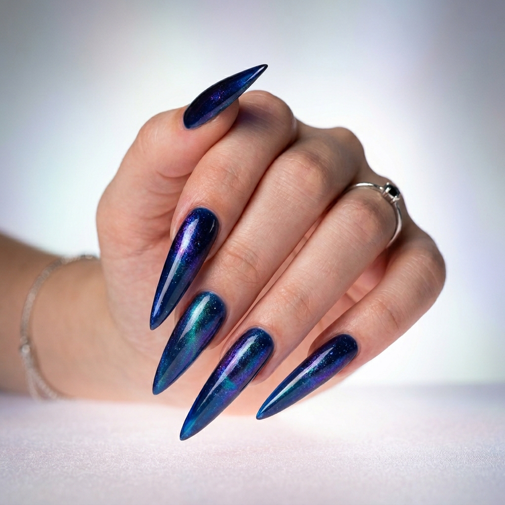 27 Jelly Nails Ideas You Need to Try Right Now 25 Long Stiletto Jelly Nails Ideas