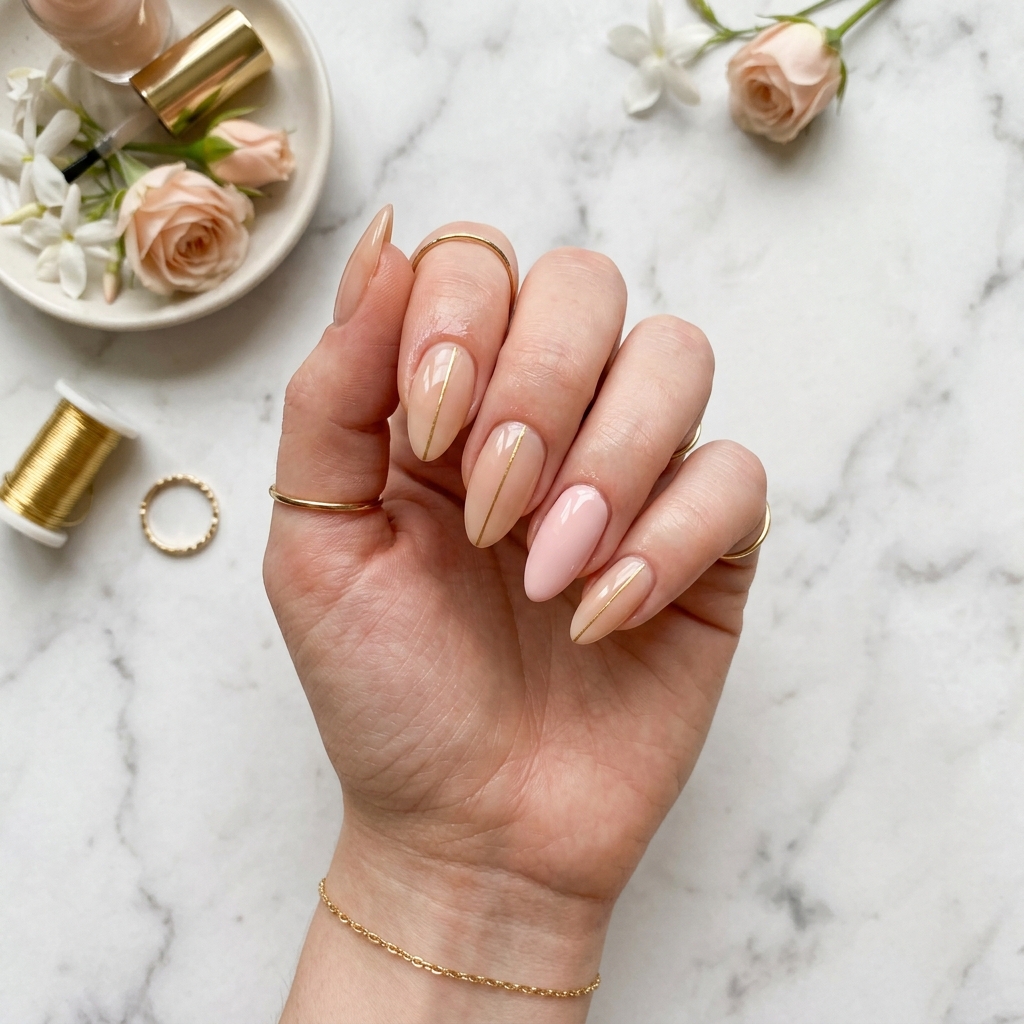 Spring Nail Designs: 27 Fresh and Beautiful Ideas for Your Next Manicure 26 Spring Nail Designs with Nude and Blush Tones Ideas