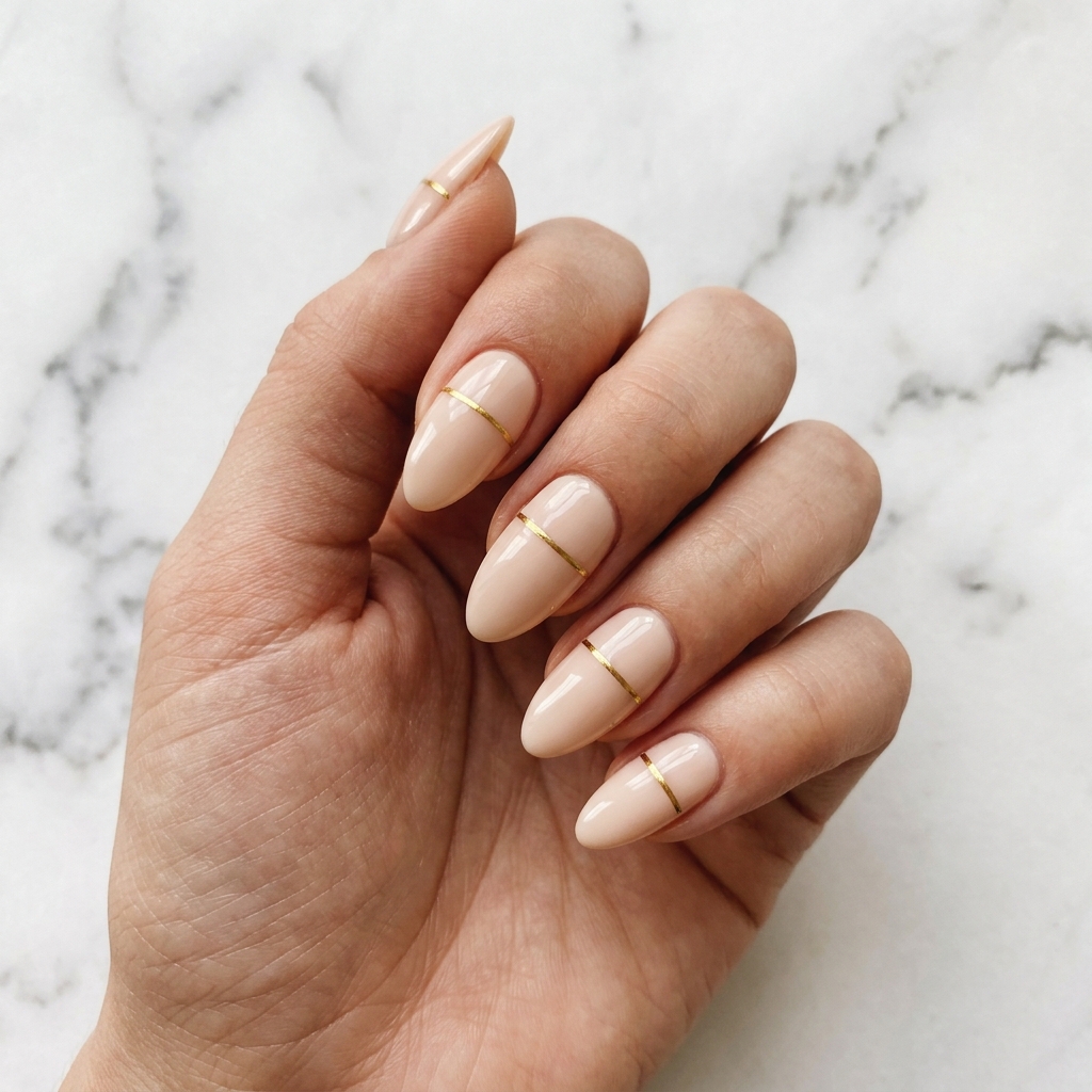 27 Cute Nail Designs: The Ultimate Guide to Sweet, Stylish, and Creative Nail Ideas 18 Nail designs nude white background 202605132129