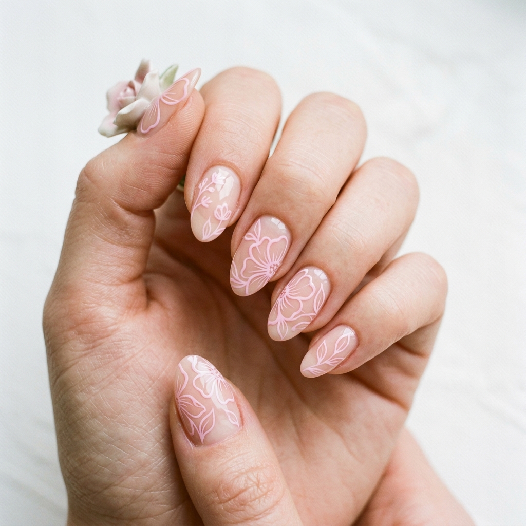 Spring Nail Designs: 27 Fresh and Beautiful Ideas for Your Next Manicure 16 Spring Nail Designs with Negative Space Ideas