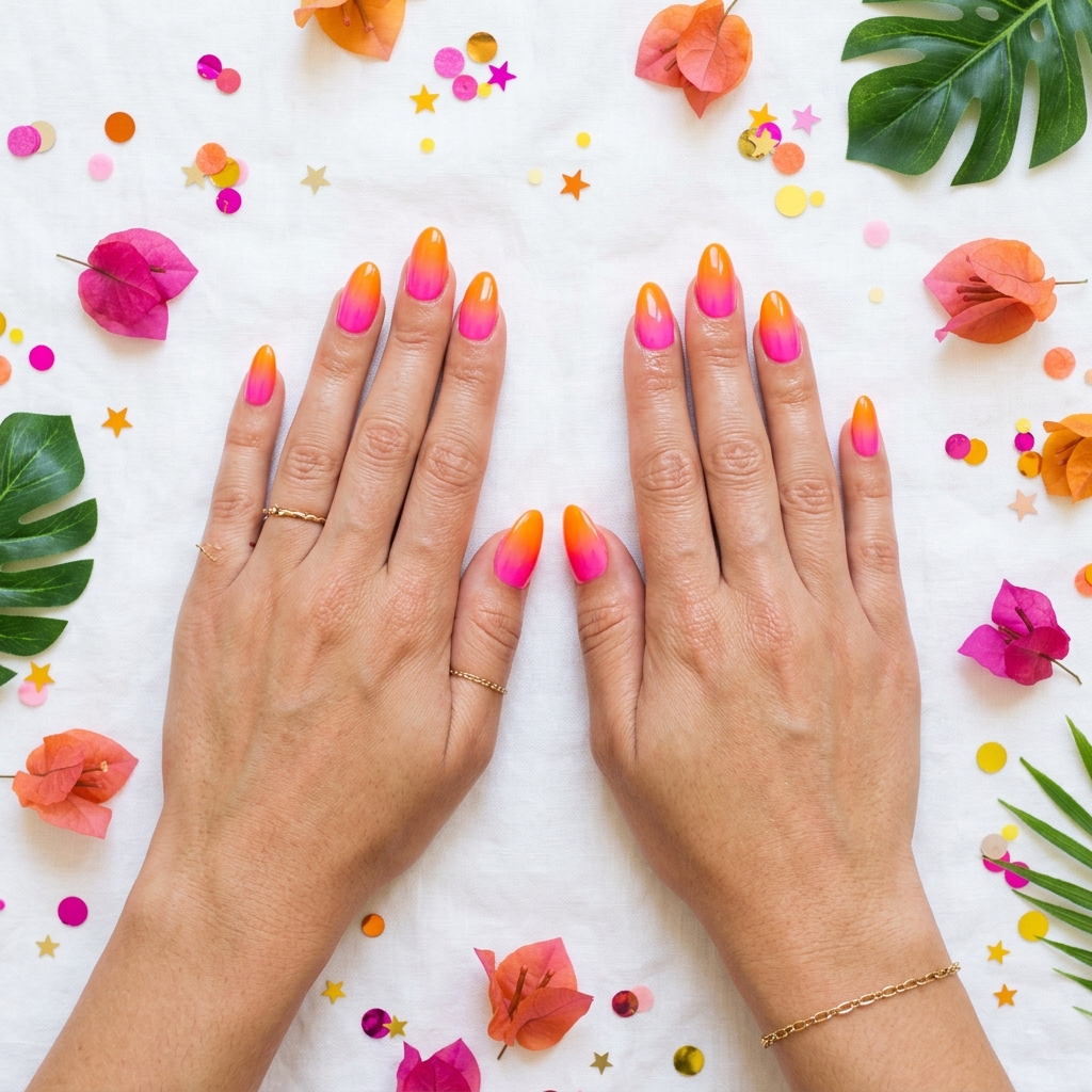 30 neon nail designs: How to Balance Bold Nail Colors Like a Pro 8 Ombre Neon Nail Designs
