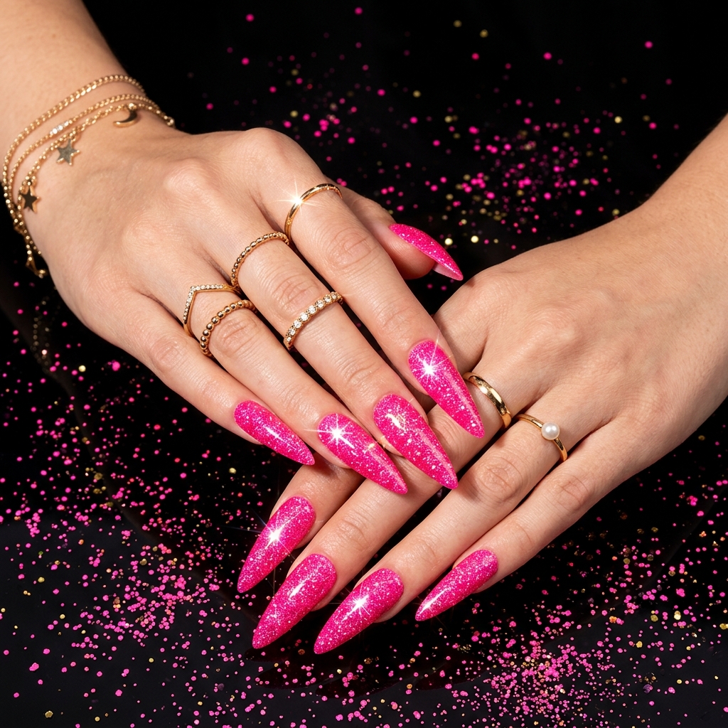 30 neon nail designs: How to Balance Bold Nail Colors Like a Pro 16 Glitter Neon Nail Designs