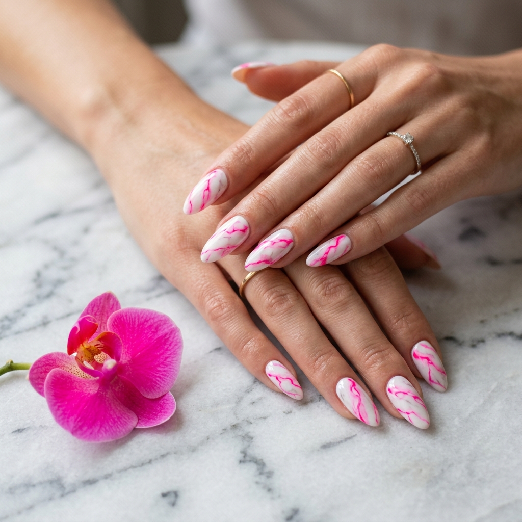 30 neon nail designs: How to Balance Bold Nail Colors Like a Pro 18 Marble Neon Nail Designs