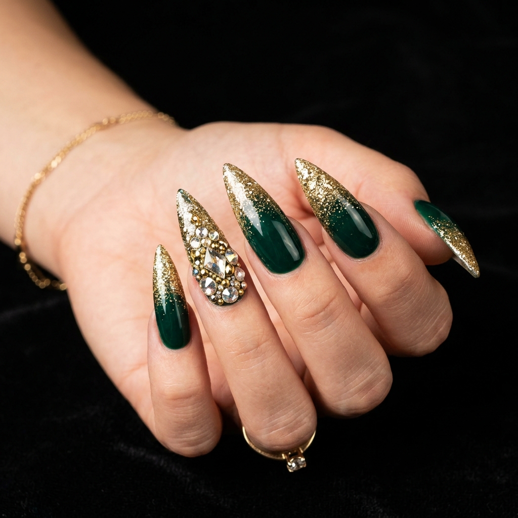 27 Stunning New Year Nails Ideas to Ring in the New Year in Style 21 New Year Eve Party Nails Ideas