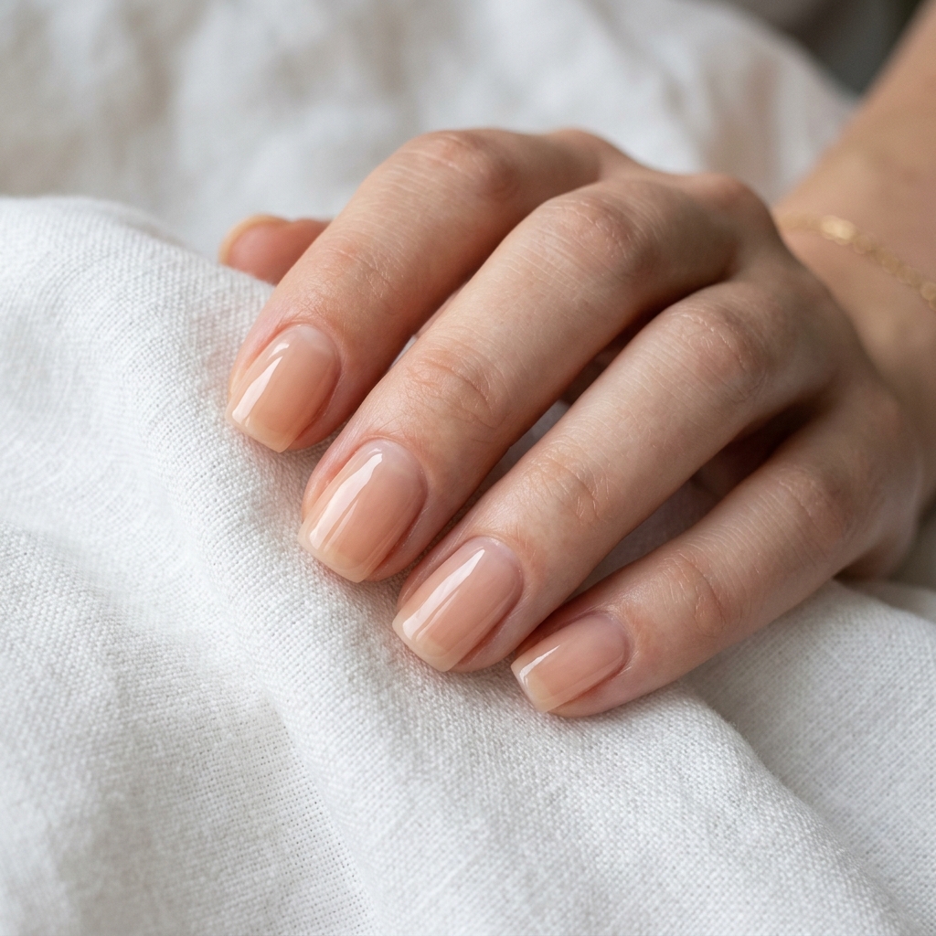 27 Jelly Nails Ideas You Need to Try Right Now 14 Nude Jelly Nails Ideas