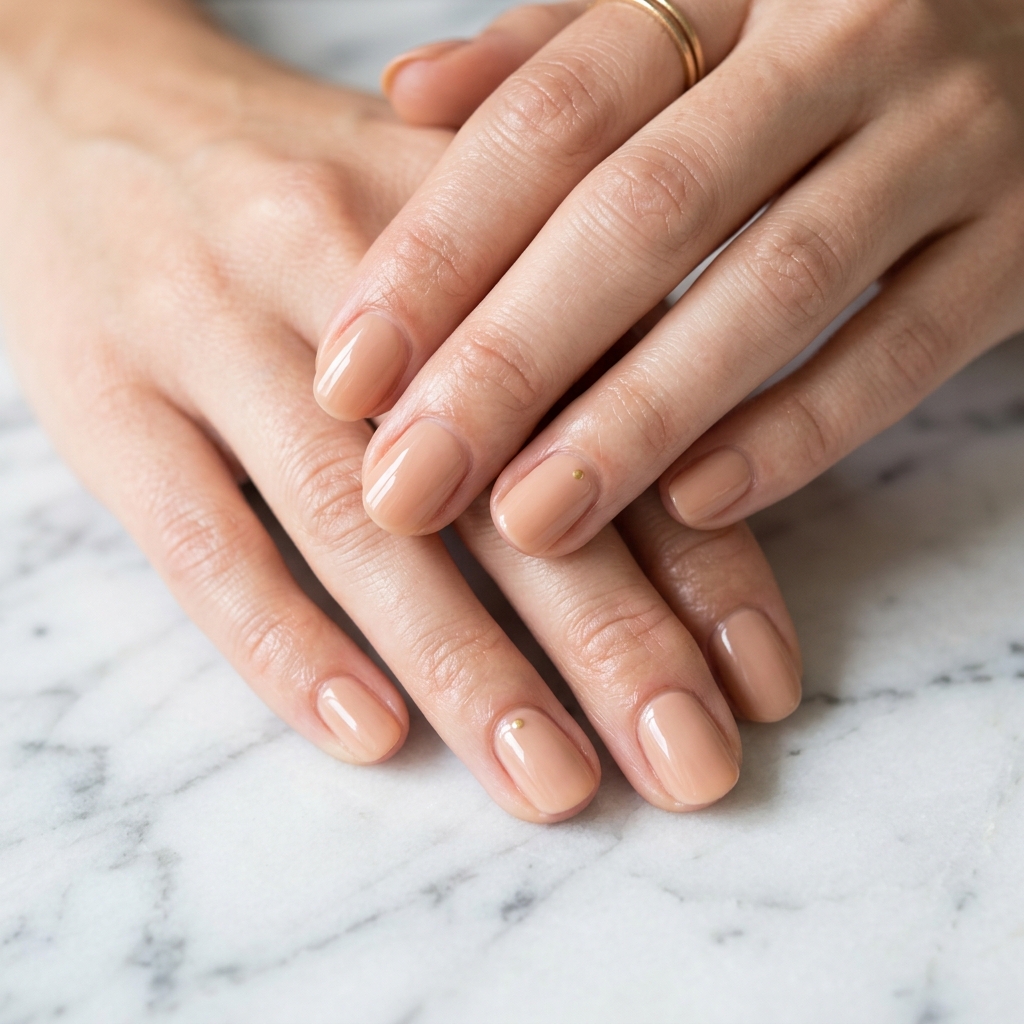 27 Simple Nail Designs Ideas: Your Ultimate Guide to Effortlessly Beautiful Nails 4 Nude Simple Nail Designs Ideas