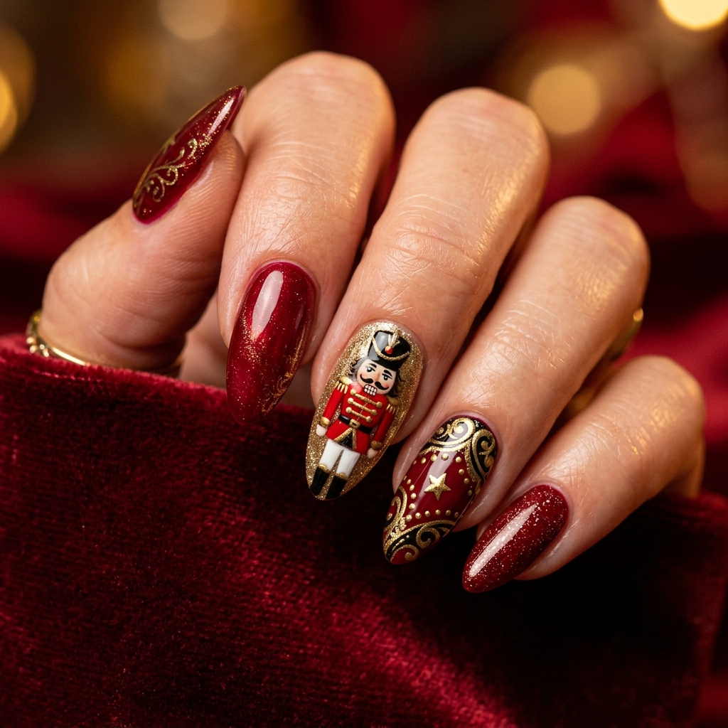 Nutcracker Nail Art Ideas