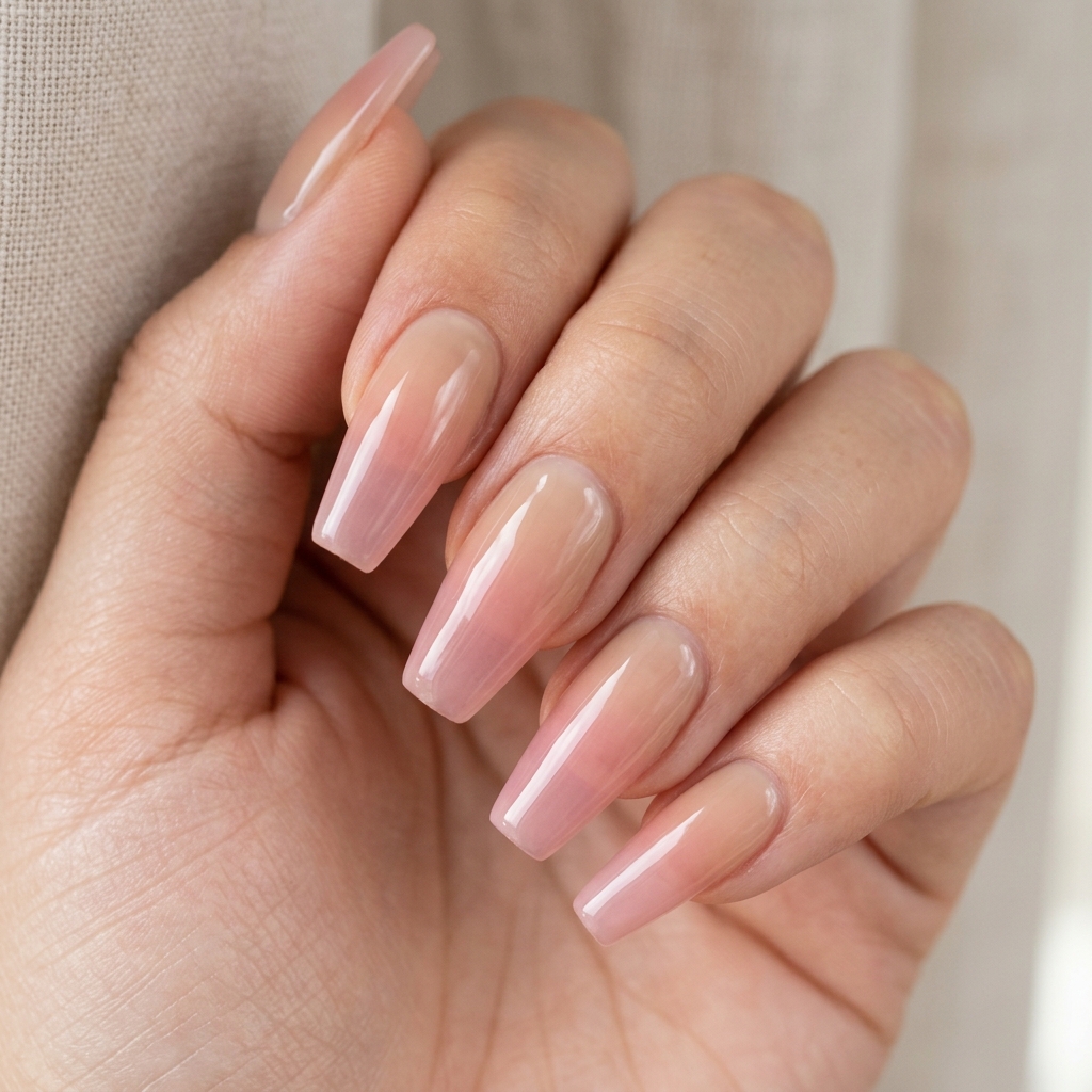 27 Jelly Nails Ideas You Need to Try Right Now 7 Ombre Jelly Nail Ideas