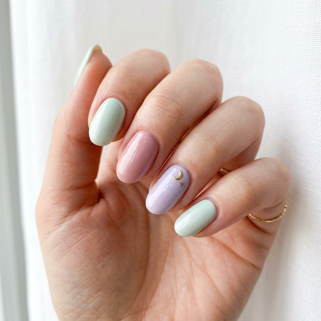 27 Stunning New Year Nails Ideas to Ring in the New Year in Style 26 Pastel New Year Nails Ideas