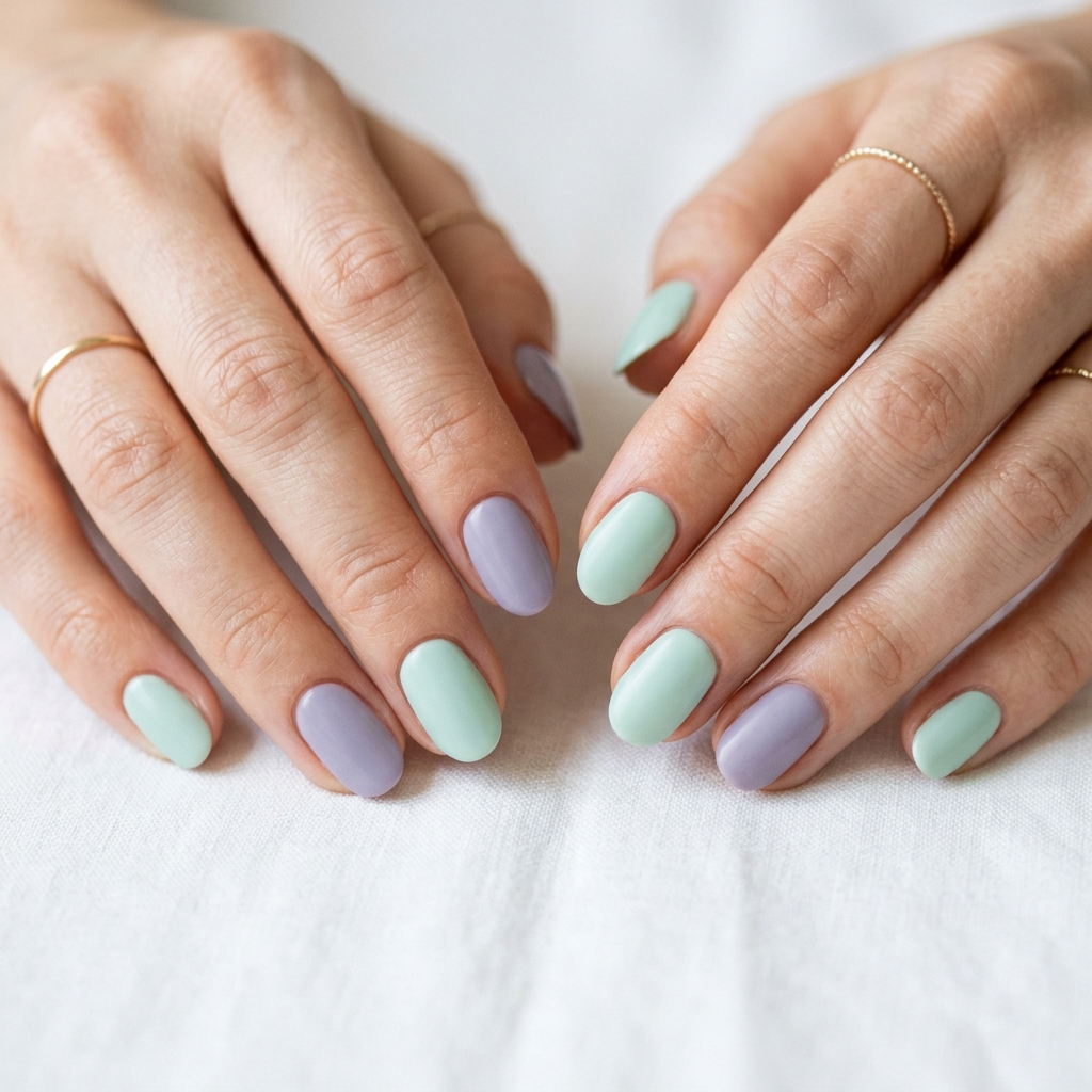 Minimalist Nails Ideas: Your Ultimate Guide to Clean and Elegant Nail Art 14 Pastel Minimalist Nails Ideas