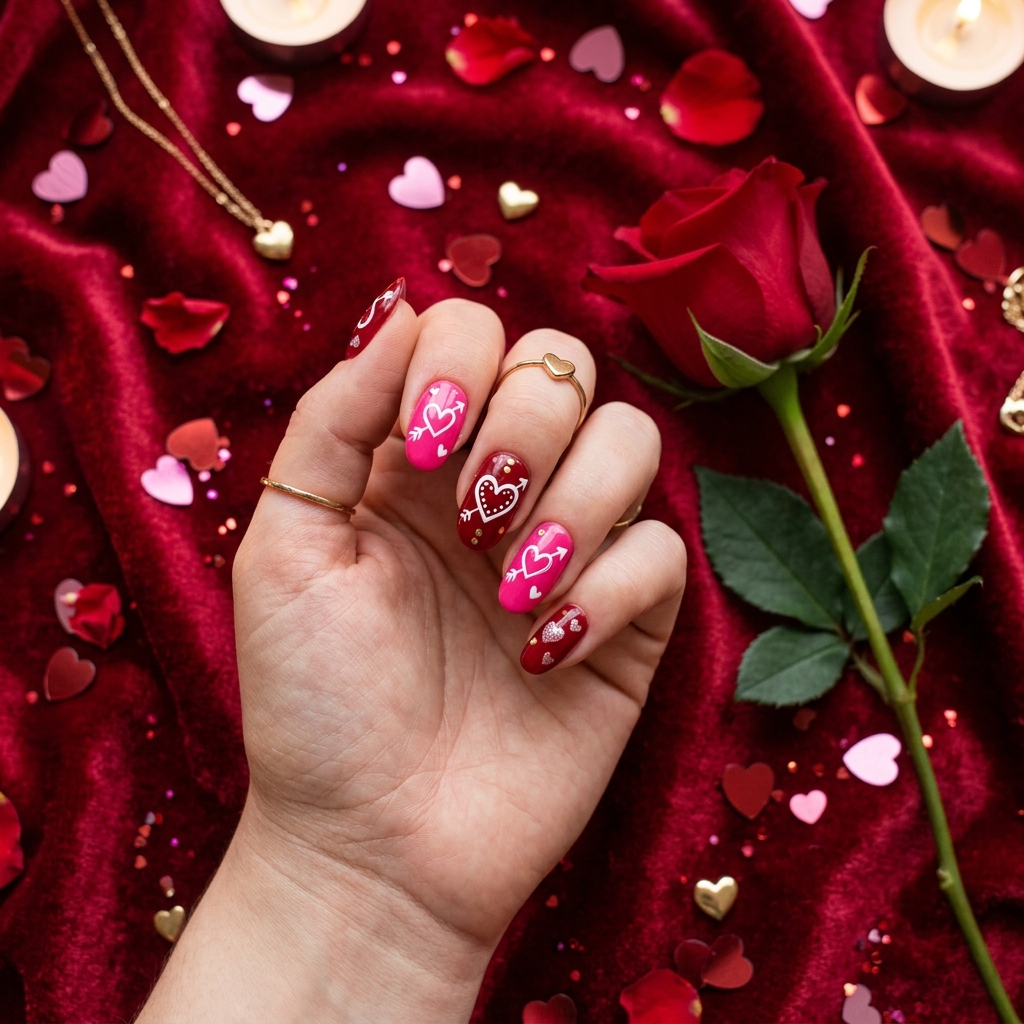 27 Pink Nail Designs Ideas: Stunning Looks to Inspire Your Next Manicure 22 Pink Nail Designs for Valentines