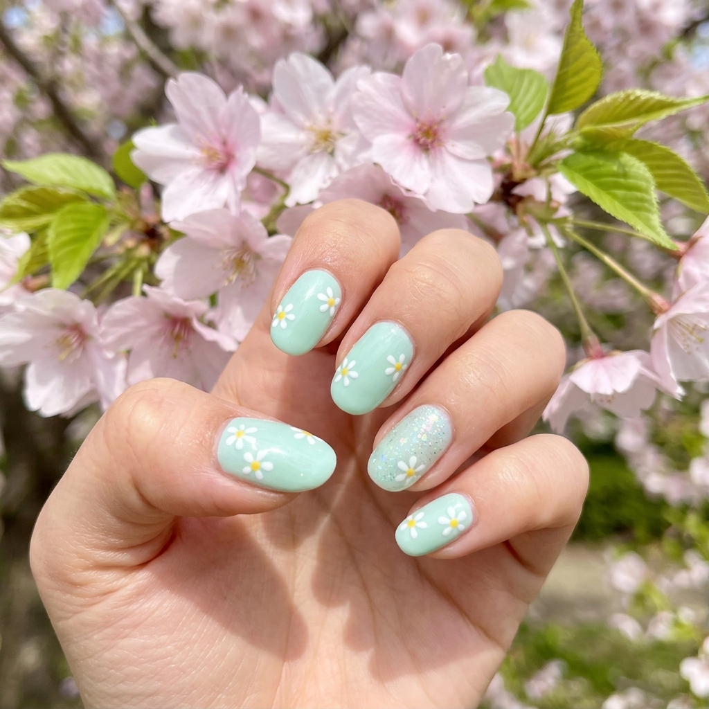 27 Stunning Green Nail Designs Ideas to Inspire Your Next Manicure 26 Seasonal Green Nail Designs Ideas