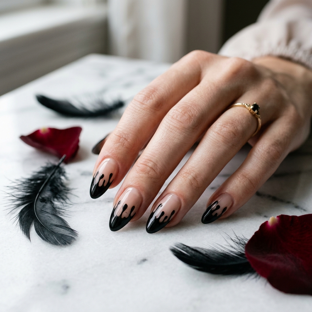 Spooky Nails Ideas: 27 Creepy and Creative Designs to Try This Season 11 Spooky French Tip Nail Designs