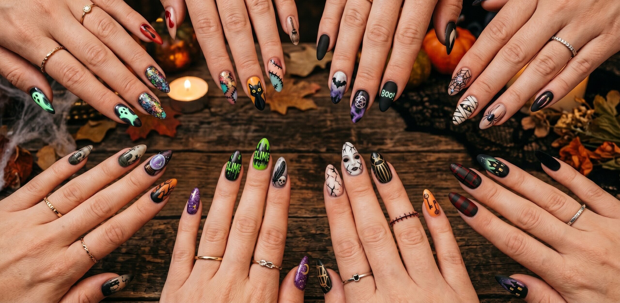 spooky nails