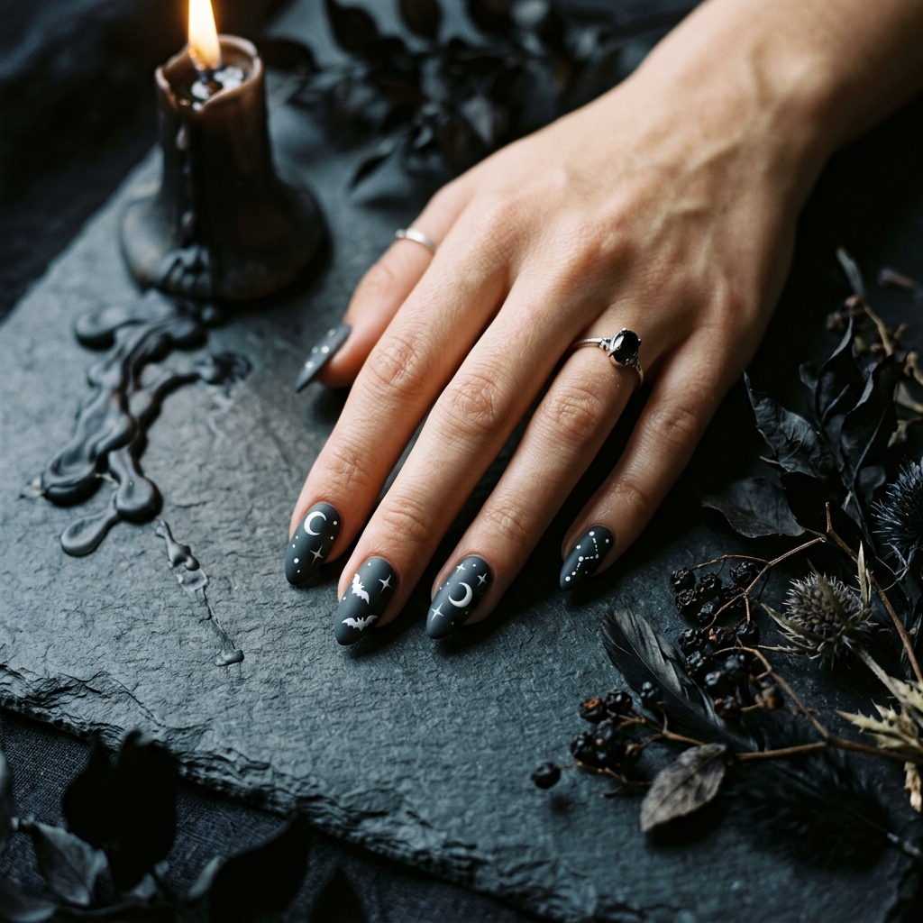 October Nails Ideas: 27 Stunning Looks for the Most Creative Month of the Year 3 Spooky October Nails Ideas