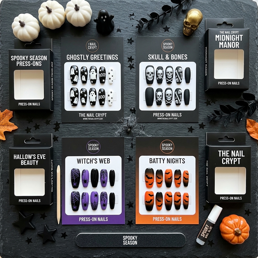 Spooky Nails Ideas: 27 Creepy and Creative Designs to Try This Season 16 Spooky Press On Nail Designs