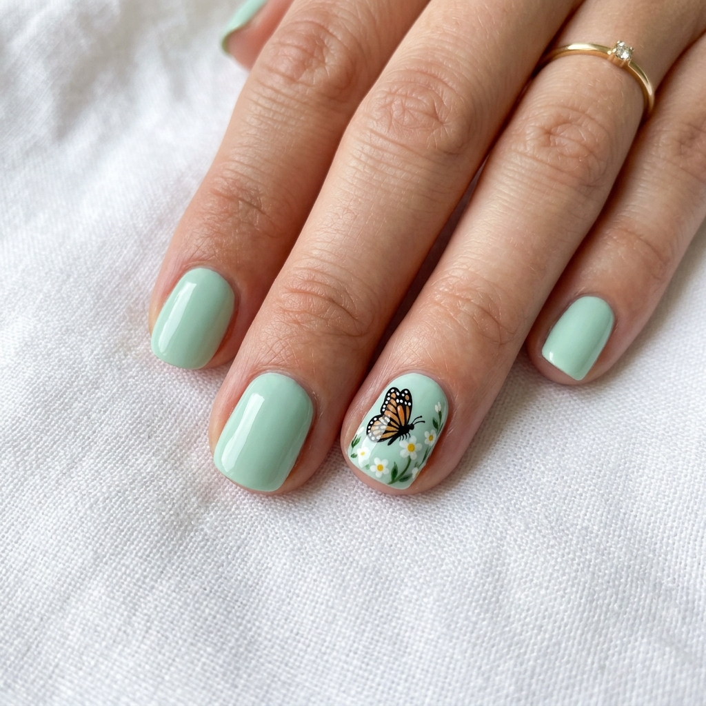 Spring Nail Designs: 27 Fresh and Beautiful Ideas for Your Next Manicure 20 Spring Nail Designs for Short Nails Ideas