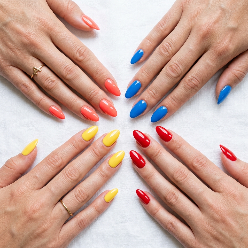 27 Summer Nail Ideas That Are Totally Trending Right Now 3 Bright Summer Nail Ideas