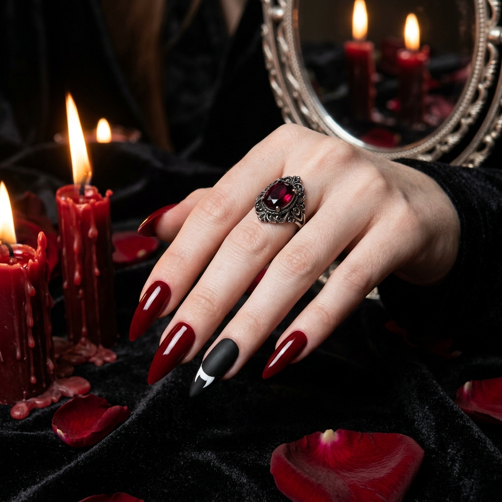 Halloween Vampire Nail Ideas