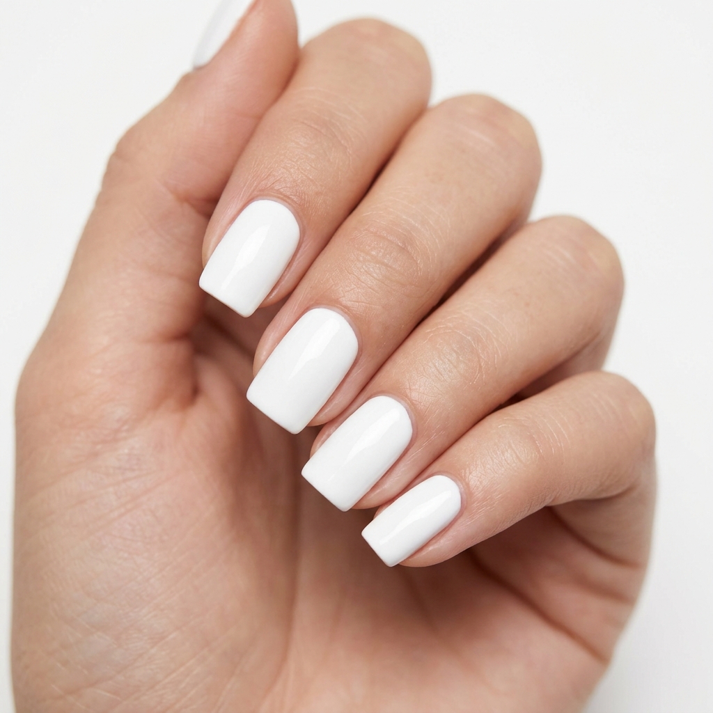 Minimalist Nails Ideas: Your Ultimate Guide to Clean and Elegant Nail Art 4 White Minimalist Nails Ideas