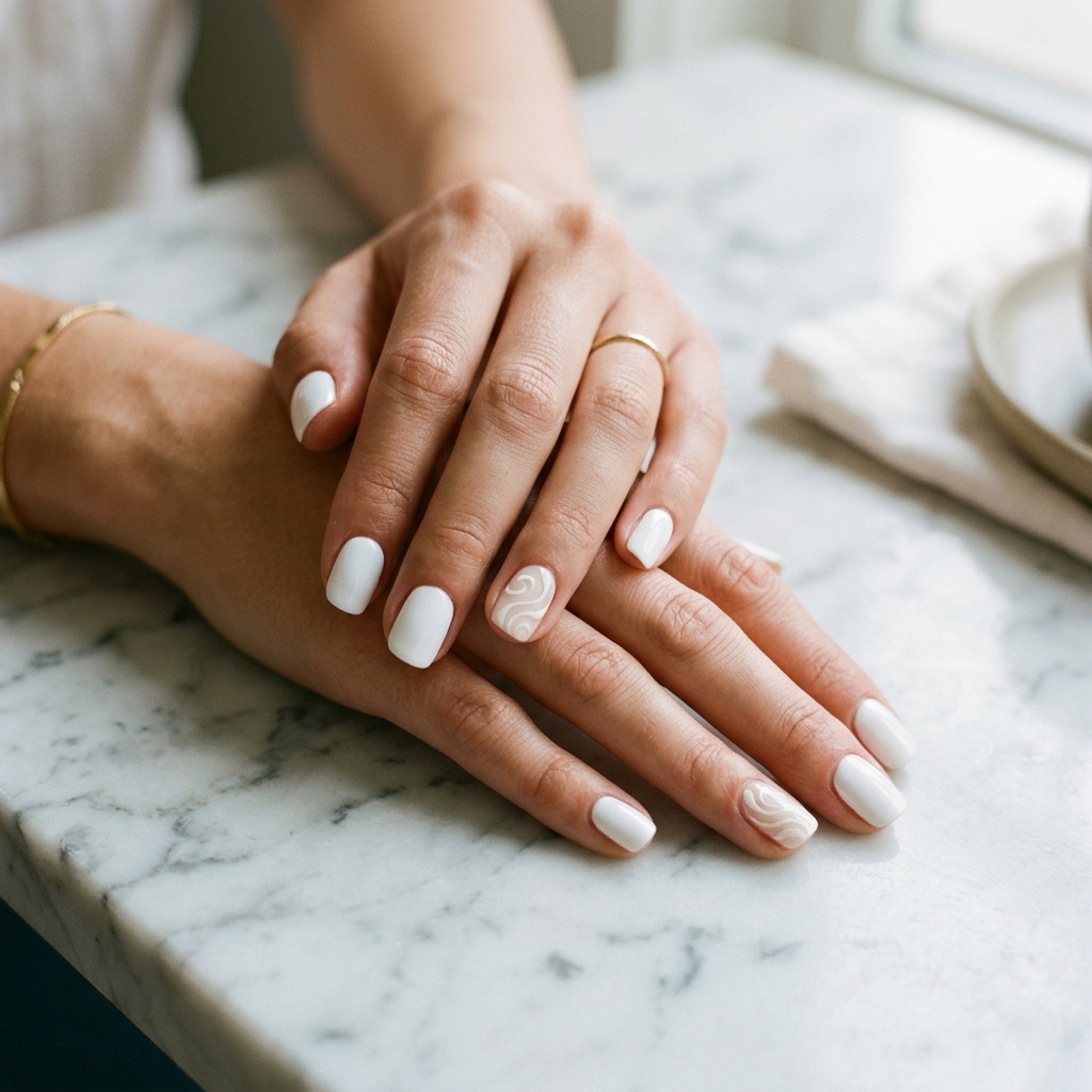 27 Simple Nail Designs Ideas: Your Ultimate Guide to Effortlessly Beautiful Nails 12 White Simple Nail Designs Ideas
