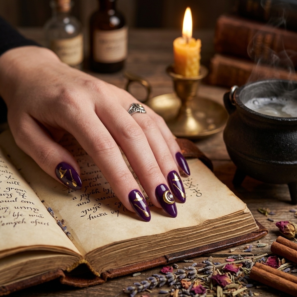 Halloween Witch Nail Ideas
