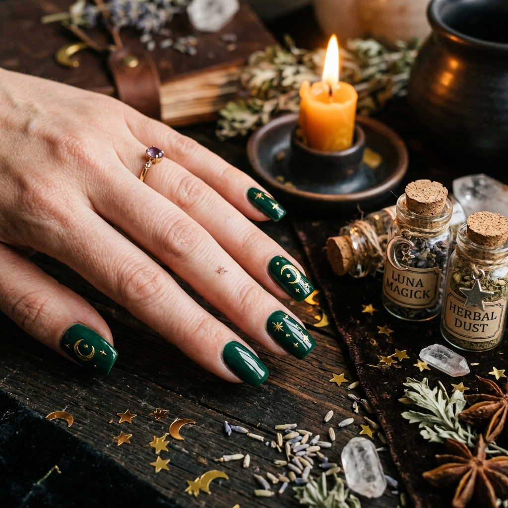 October Nails Ideas: 27 Stunning Looks for the Most Creative Month of the Year 7 October Witch Nails Ideas