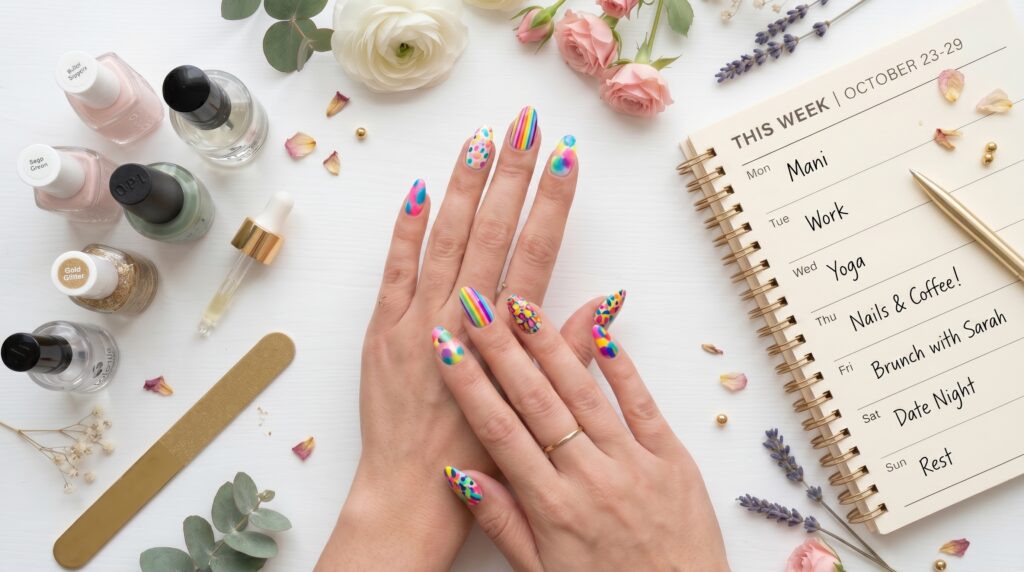 Home 9 nails have bright colors art 202605100119 1