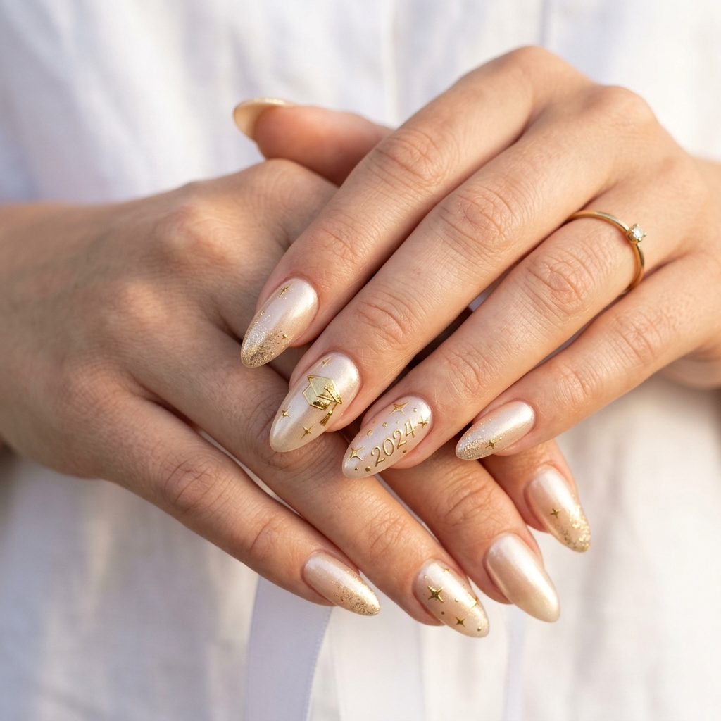 Almond Shape Graduation Nail Designs