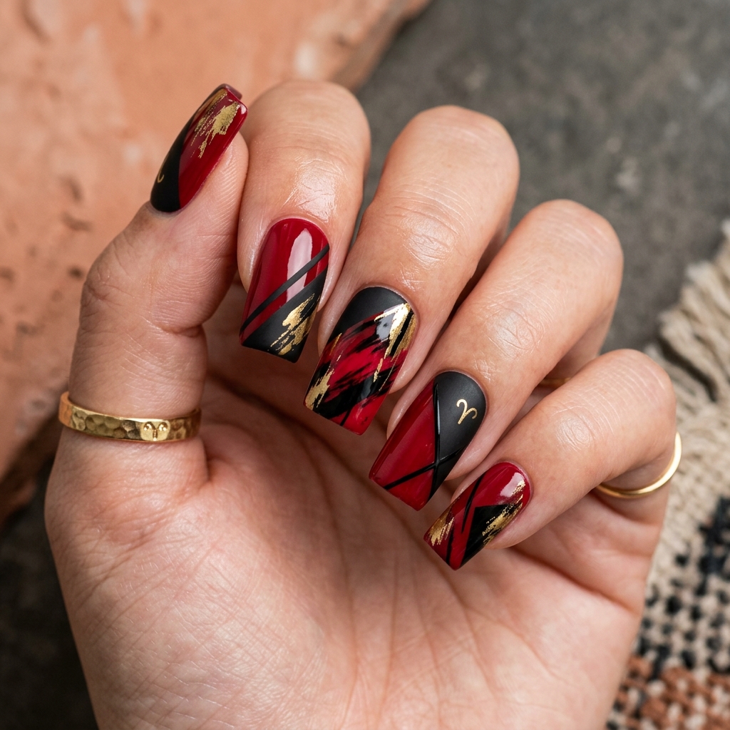 Aries Aesthetic Nails