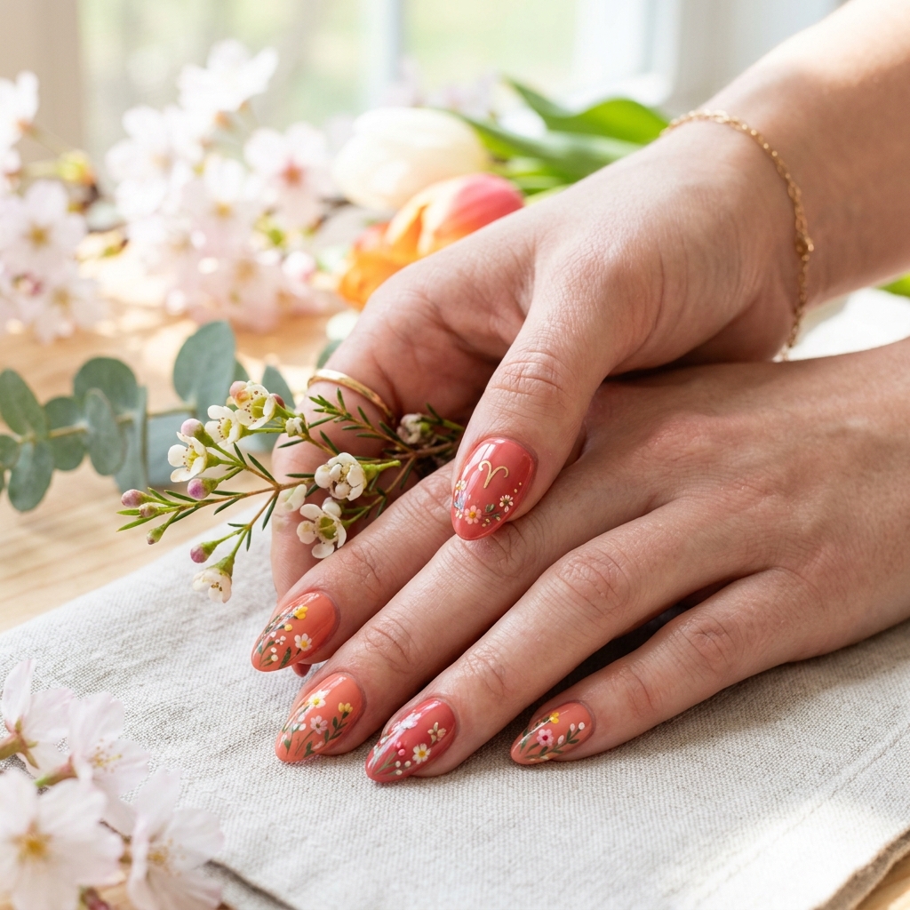 Aries Season Nails