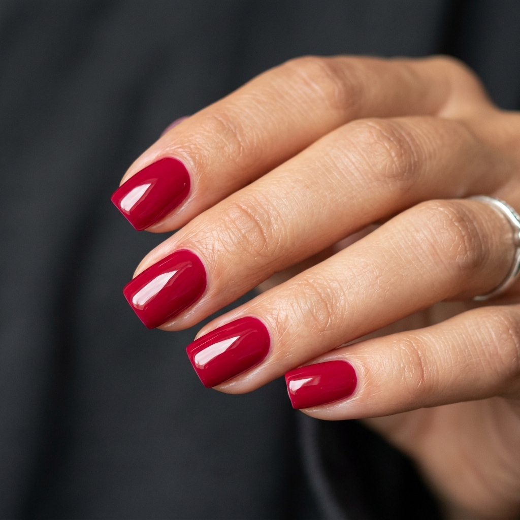 Thanksgiving Nails Ideas: 30 Festive Designs to Celebrate the Season 19 Cranberry Thanksgiving Nails Ideas