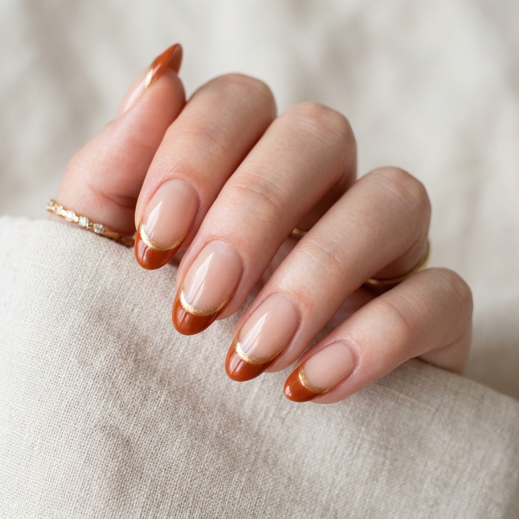 Thanksgiving Nails Ideas: 30 Festive Designs to Celebrate the Season 15 French Tip Thanksgiving Nails Ideas