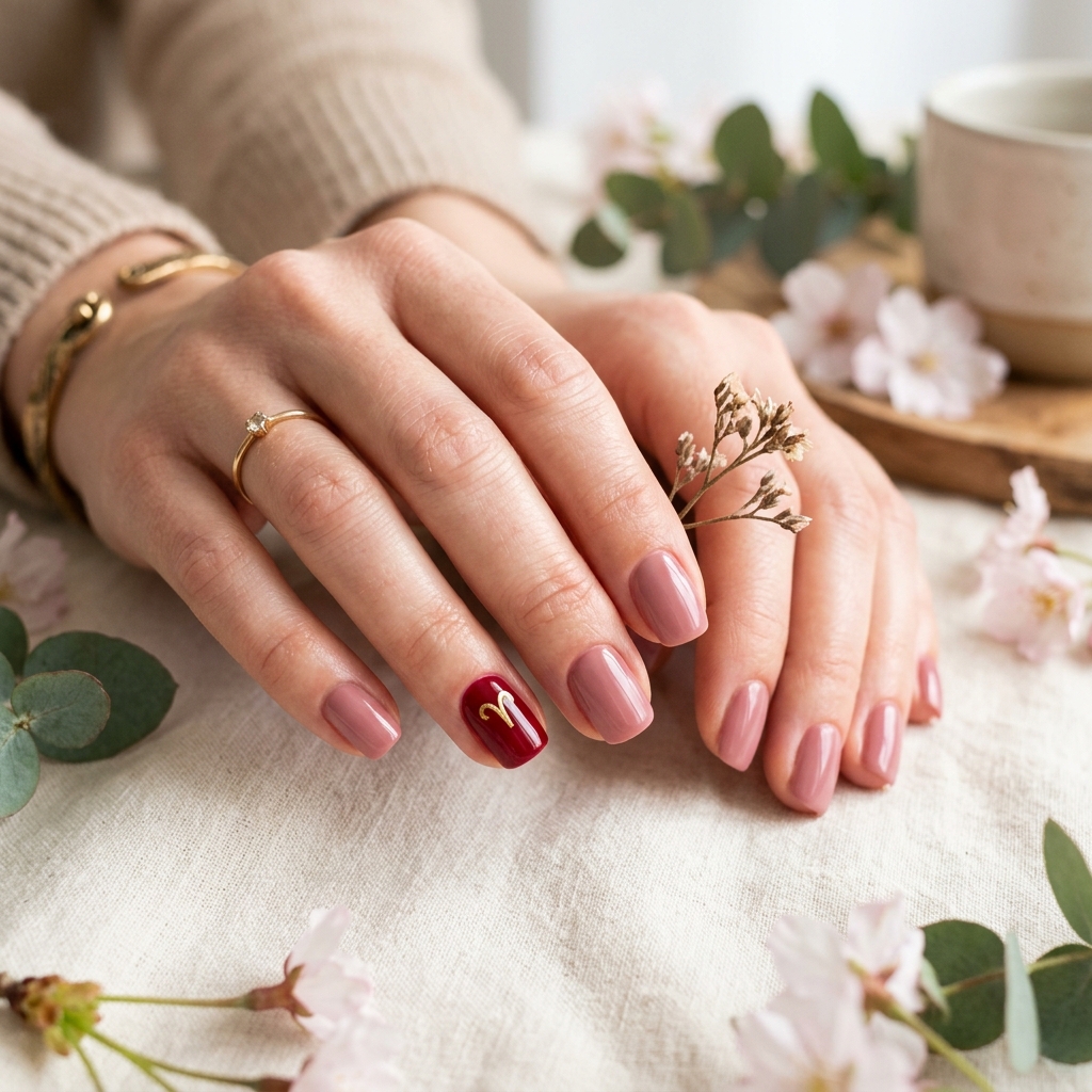 March Aries Nails