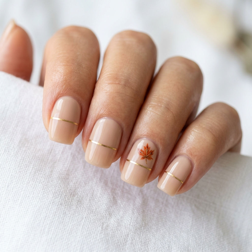 Thanksgiving Nails Ideas: 30 Festive Designs to Celebrate the Season 21 Minimalist Thanksgiving Nail Ideas
