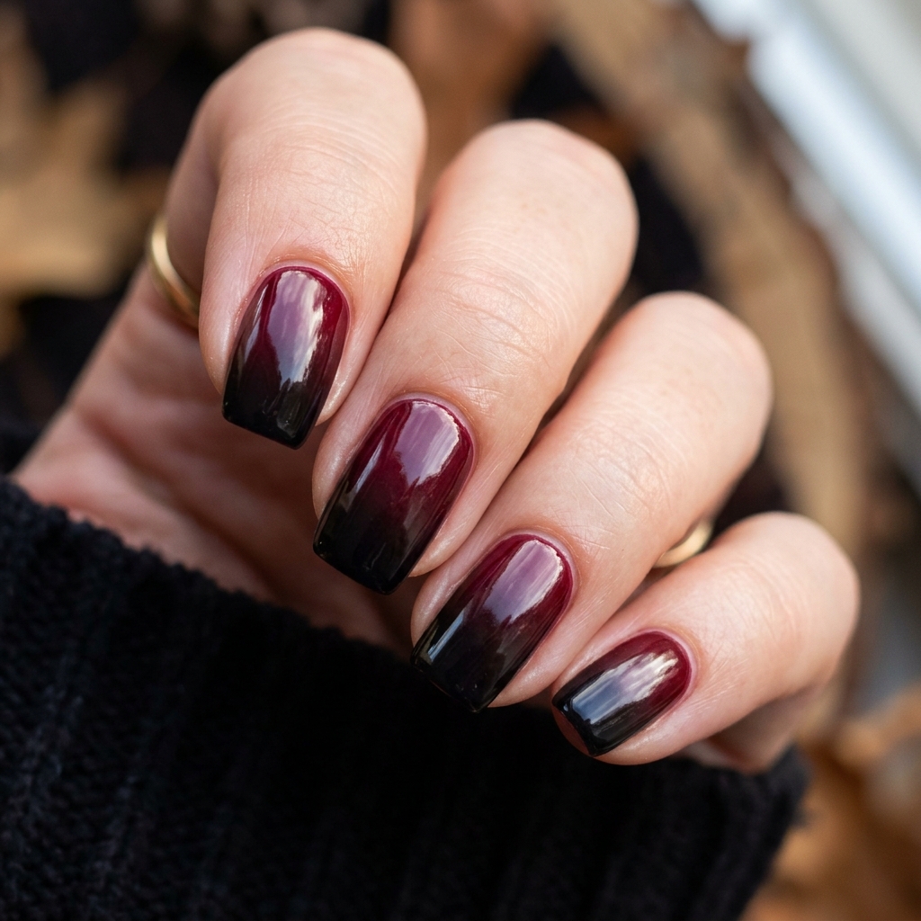 October Nail Designs: 30 Creative Ideas to Inspire Your Autumn Manicure 22 Ombre October Nail Designs Ideas