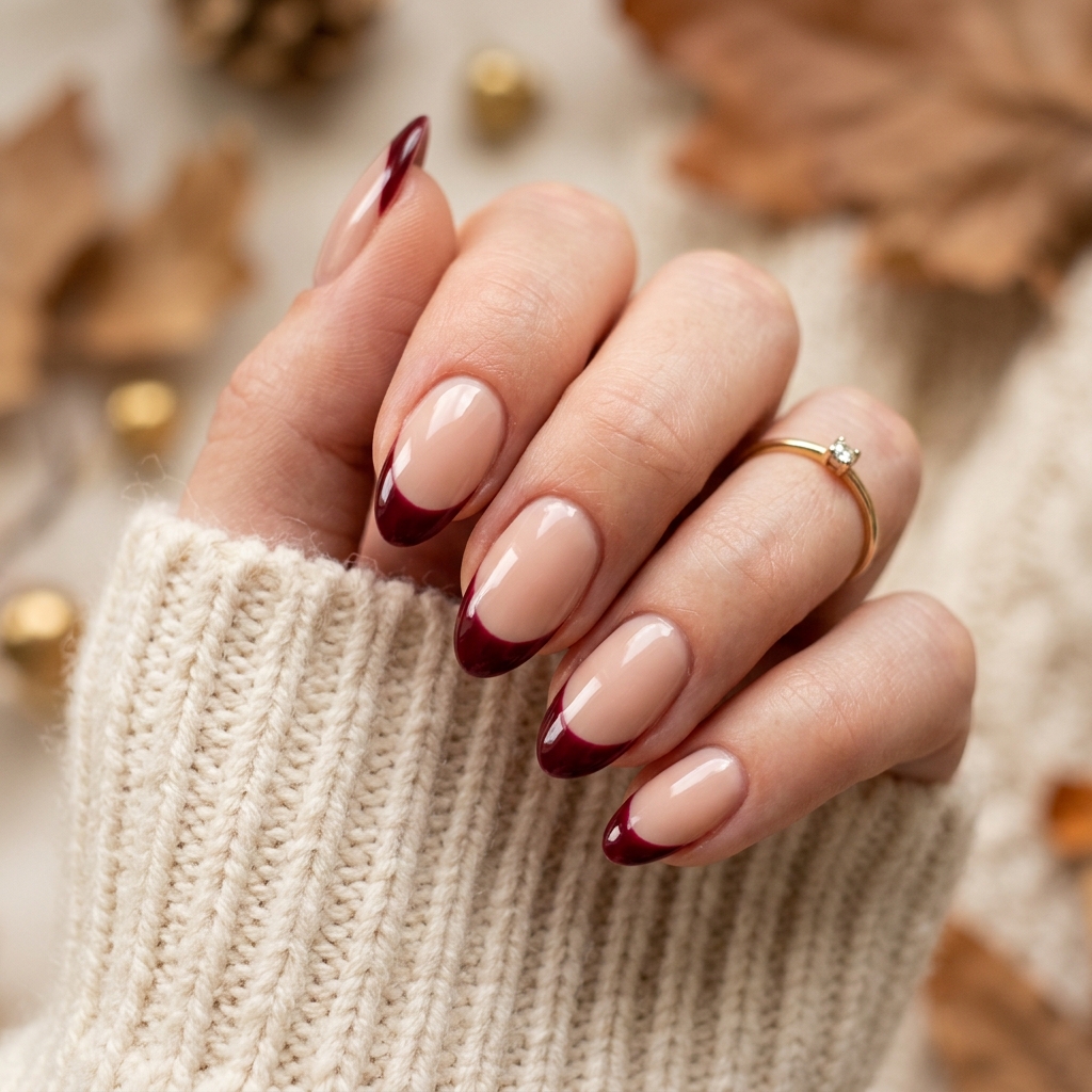 October Nail Designs: 30 Creative Ideas to Inspire Your Autumn Manicure 19 October French Tip Nail Designs Ideas