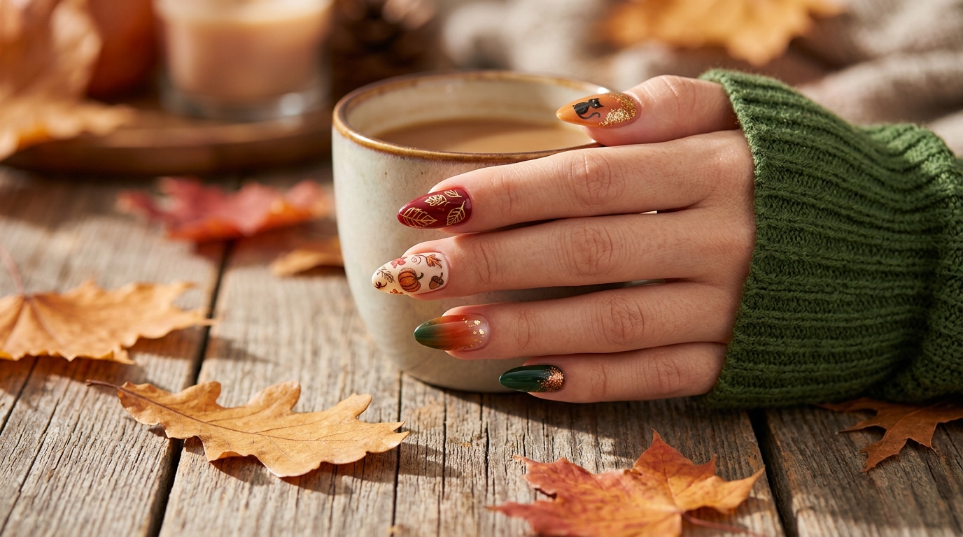 october nail designs