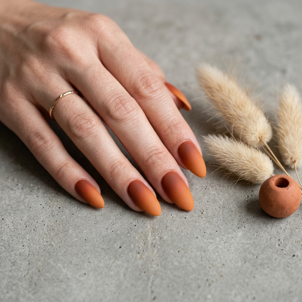 Orange Ombre Nails Ideas: 30 Gorgeous Gradient Looks to Try Right Now 24 Orange Ombre Matte Nails Ideas