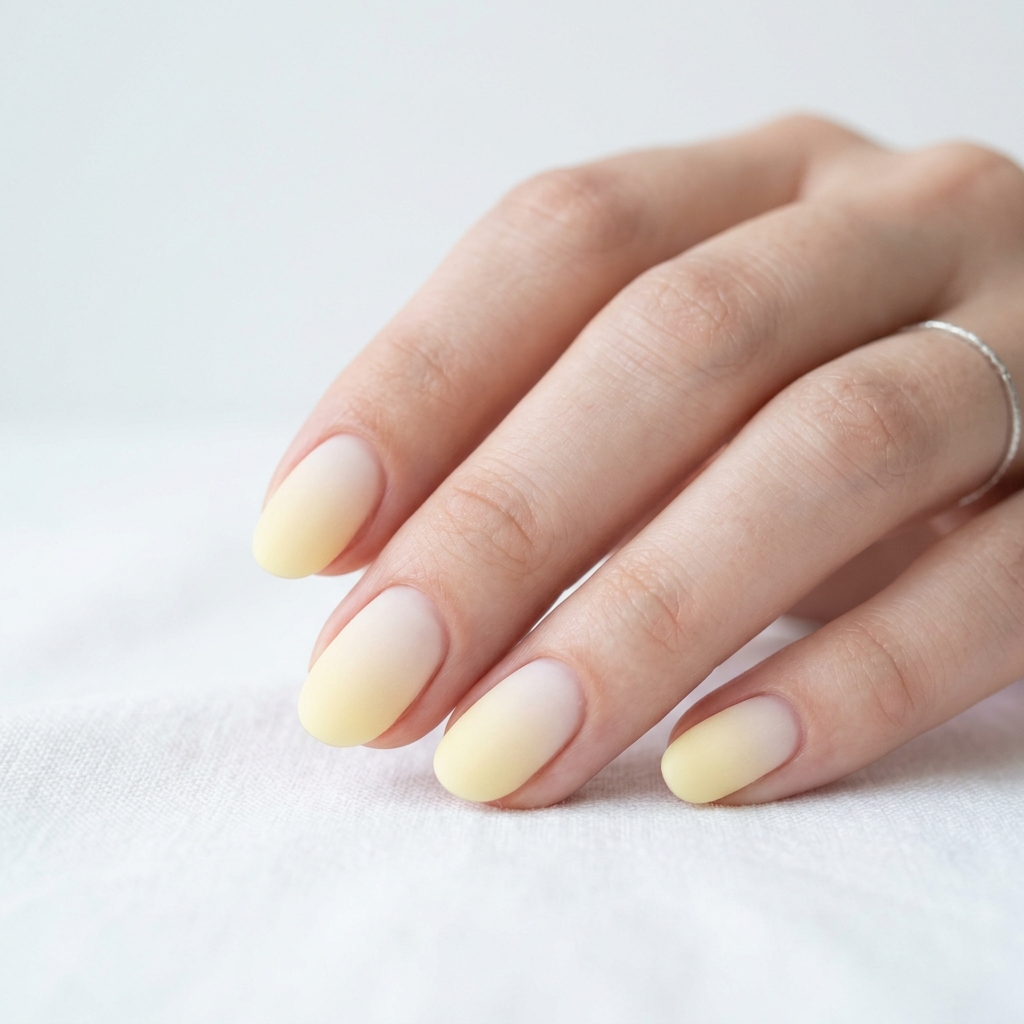 Yellow Ombre Nails 30 Ideas: The Ultimate Guide to Sunny, Gradient Manicures 22 Pale Yellow Ombre Nail Ideas