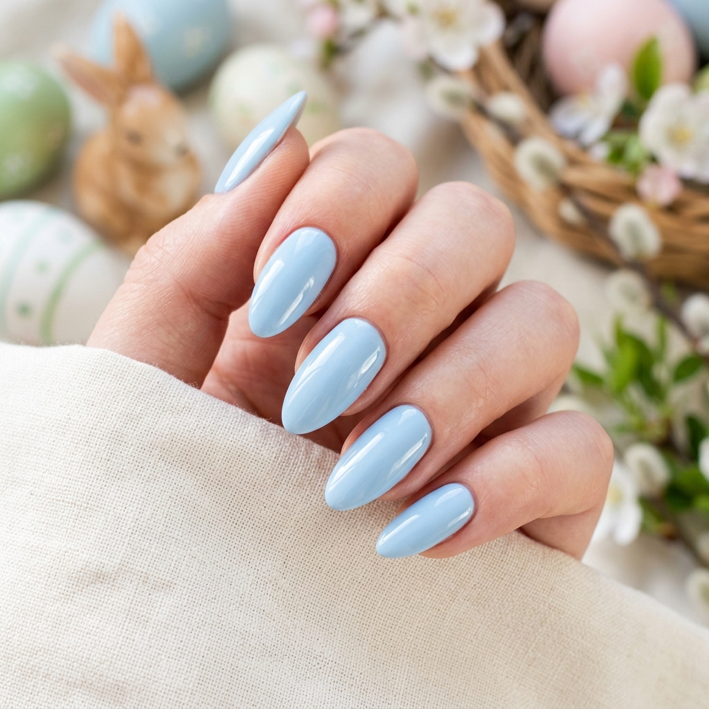 Pastel Easter Nails Glossy Finish Ideas