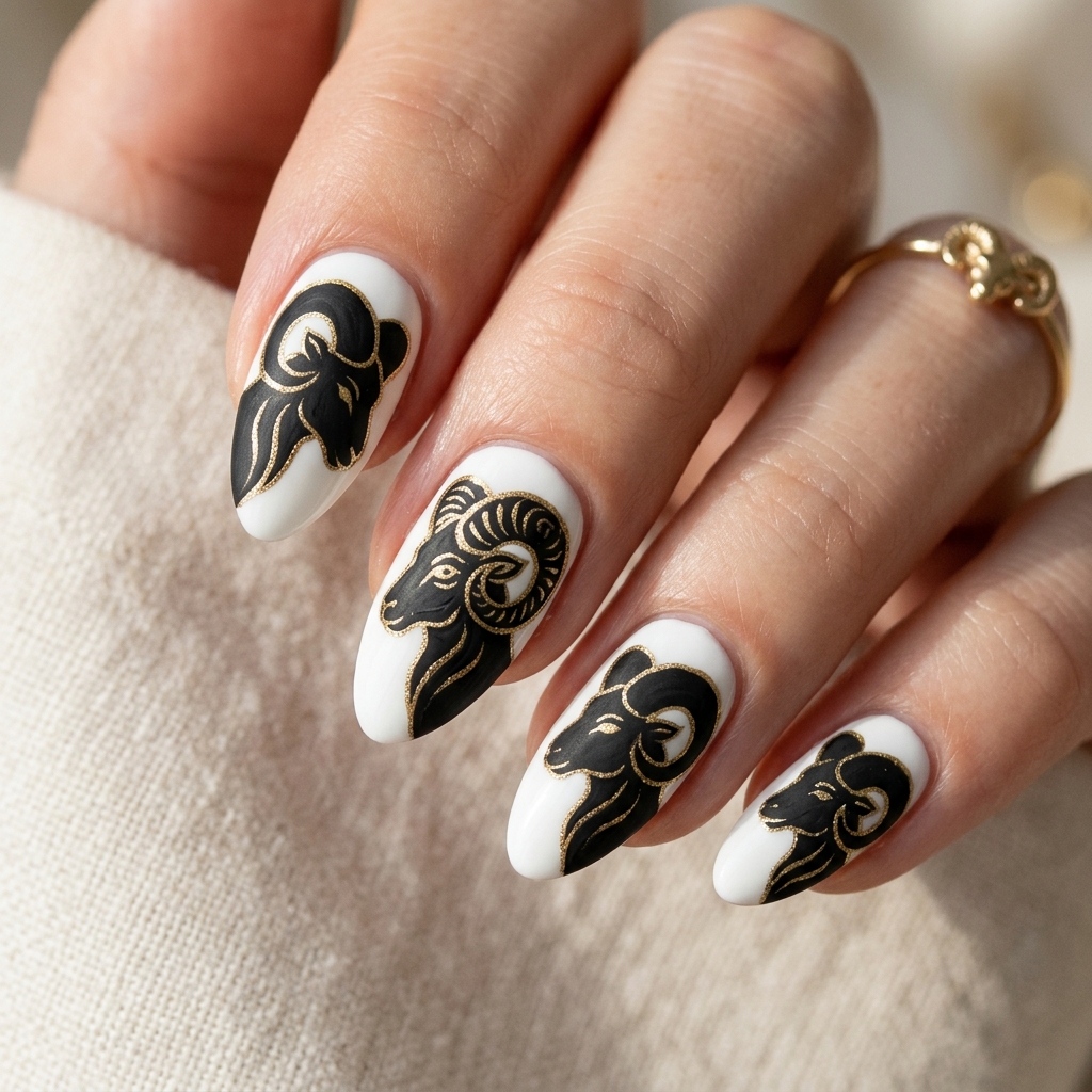 Ram aries nails