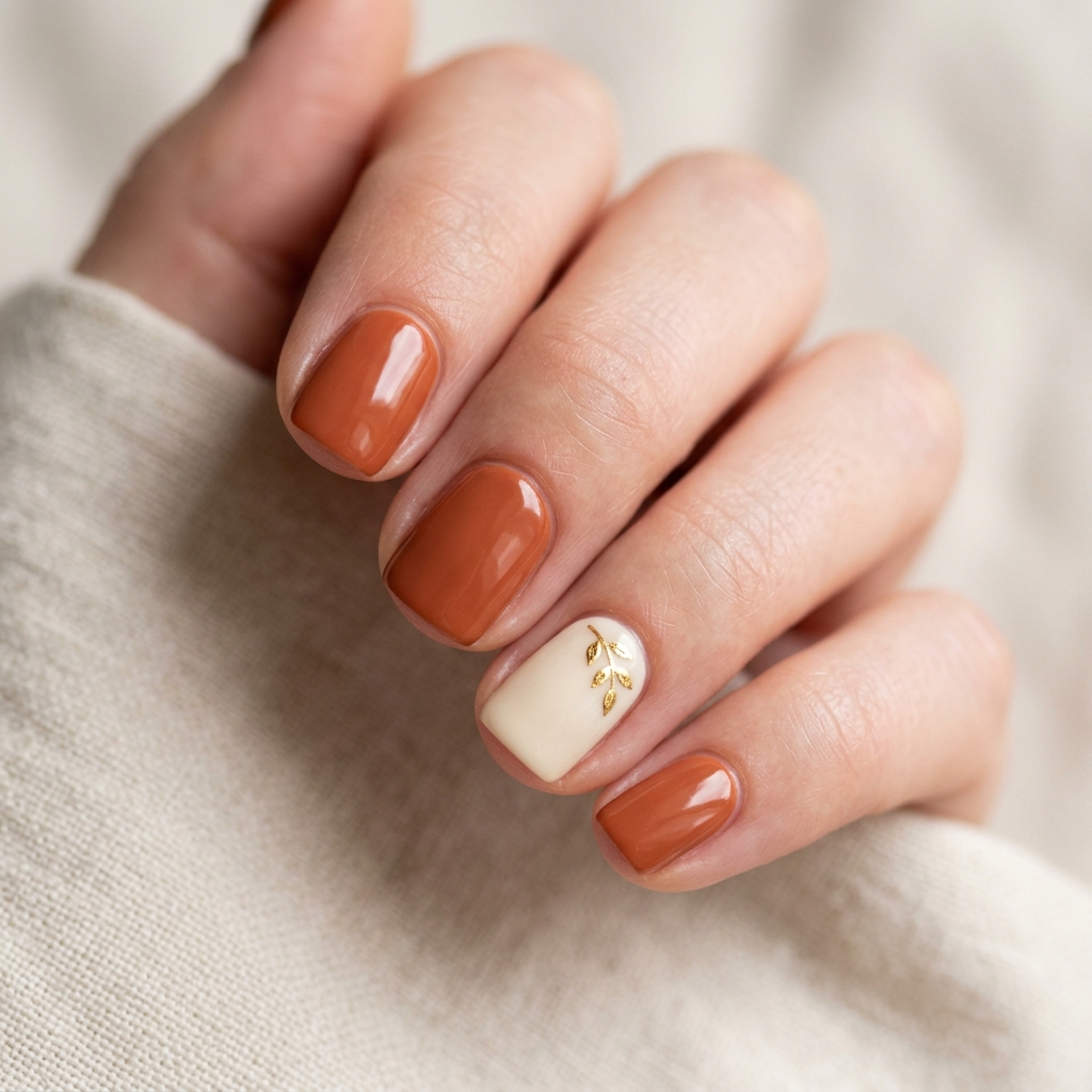 Thanksgiving Nails Ideas: 30 Festive Designs to Celebrate the Season 10 Short Thanksgiving Nails Ideas