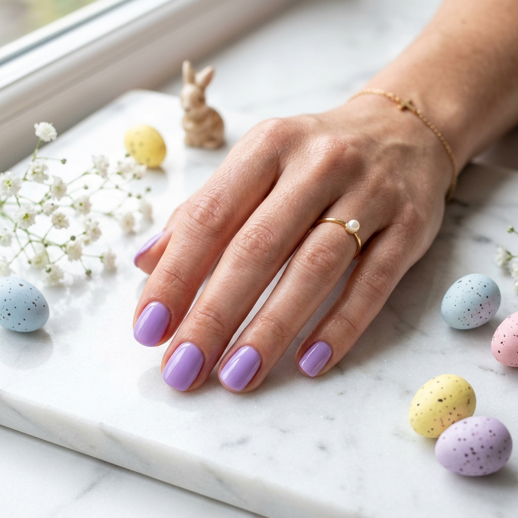 Gel Short Easter Nails Ideas