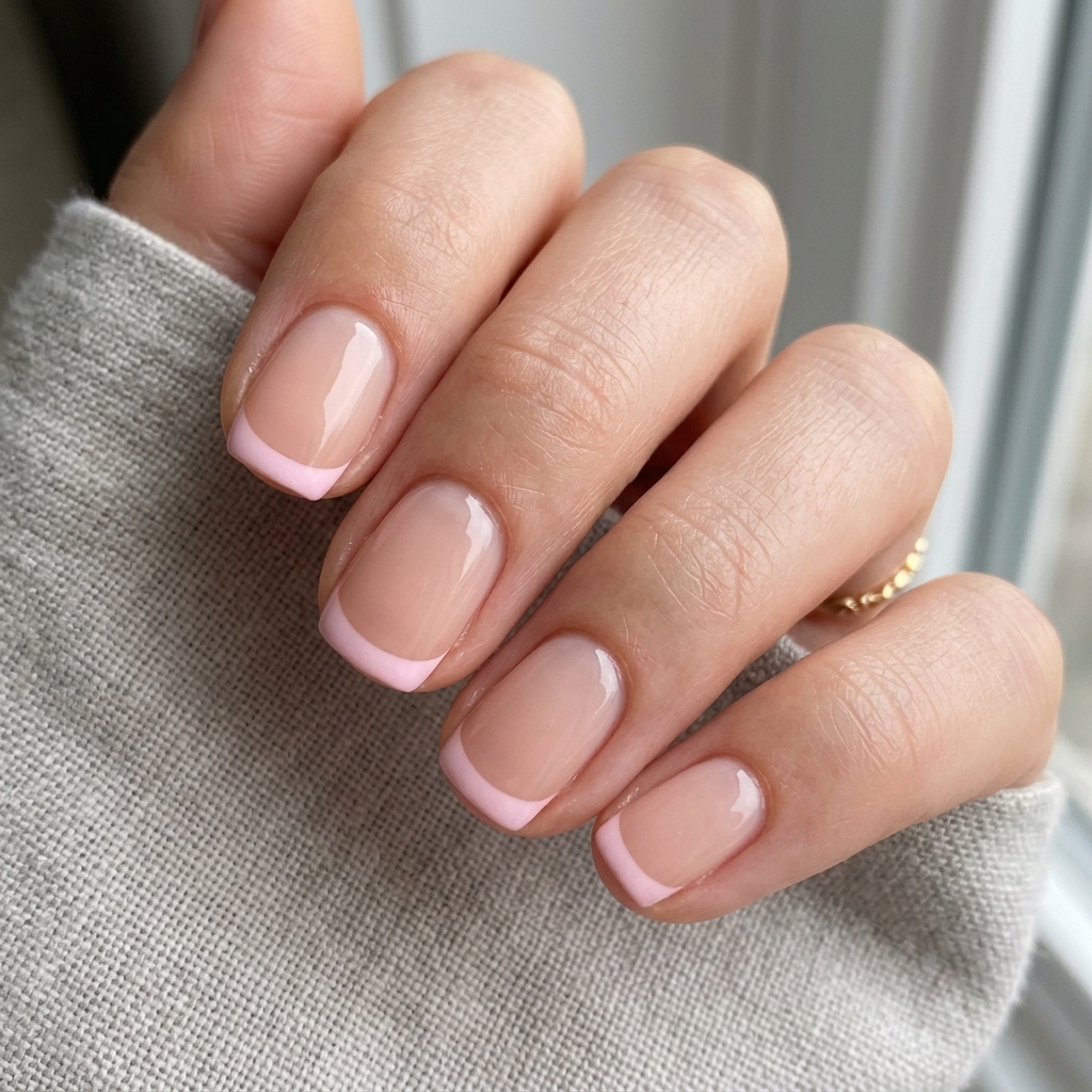 Cute Spring Nails Short: 30 Creative Ideas to Inspire Your Next Manicure 4 French Tip Cute Spring Nails Short Ideas