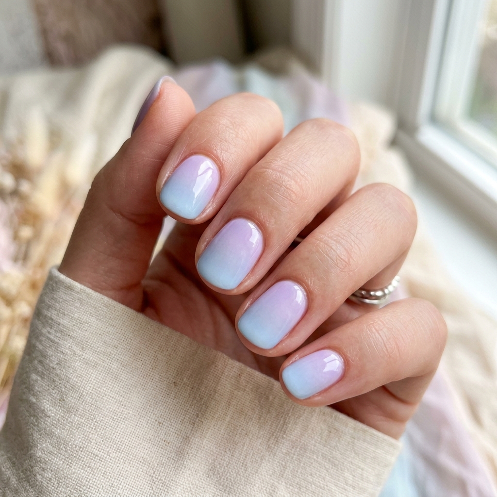 Cute Spring Nails Short: 30 Creative Ideas to Inspire Your Next Manicure 6 Ombre Spring Nails Short Ideas