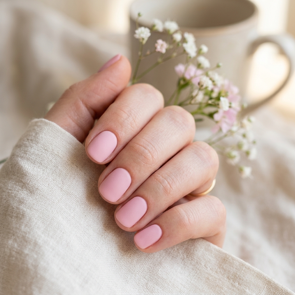 Cute Spring Nails Short: 30 Creative Ideas to Inspire Your Next Manicure 12 Matte Cute Spring Nails Short Ideas